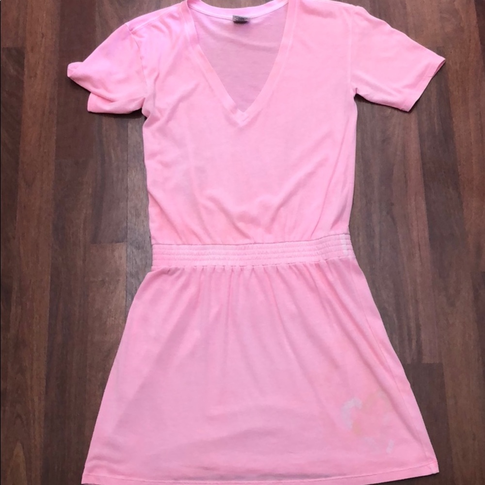 PINK T-shirt Cover Up - Size S
